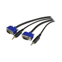 Startech.Com MXTHQMM6A 6FT Coax Svga Monitor Cable With Builtin Audio - £26.95 GBP