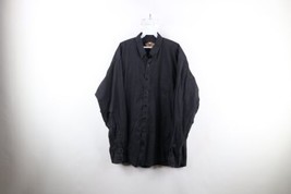 Vintage 90s Harley Davidson Mens 2XL Distressed Spell Out Collared Button Shirt - £31.07 GBP