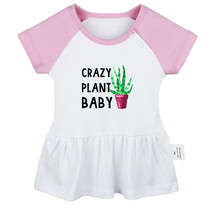 Crazy Plant Baby Funny Dresses Newborn Baby Princess Ruffles Dress Infan... - £10.26 GBP