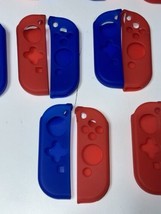 Silicone Rubber Skin Case Gel Cover Grip For Nintendo Switch Joy-Con Red... - £2.36 GBP