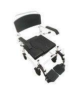 Aluminum Toilet Chair Shower Chair Wheelchair with Removable Toilet  - $249.00