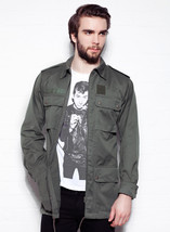 New French Air Force mechanics jacket coat surplus army military olive khaki - £19.92 GBP