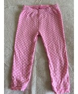 Just One You Girls Pink White Polka Dots Snug Fit Pants Elastic Waist 18... - $2.94