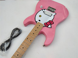 Mahogany body Pink electric guitar Maple Fingerboard Fixed Bridge   S489 - £159.87 GBP