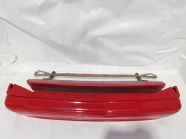 1987 1993 Ford Mustang OEM Rear Bumper With Reinforcement Red  - £386.62 GBP