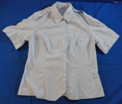 Usaf Air Force Womens Short Sleeve Uniform Type 1 Tuck Out Dress Shirt 32X23 - £17.27 GBP
