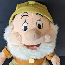 Happy Stuffed Animal Dwarf 7 Dwarves From Snow White Plush Walt Disney - £29.90 GBP