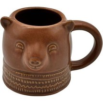 THRESHOLD Stoneware 3D Bear Coffee Tea Mug Brown Fall Autumn Target 2021 - $10.99