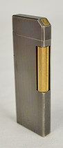 Charles Jourdan Lighter Art Deco Stripe Silvertone Japan - £158.76 GBP