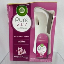 Air Wick Pure Tropical Flowers Fresh matic Kit Freshen￼er Dispenser 60da... - $18.99