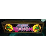 Lighted Sega super Zaxxon Arcade Marquees 1982 1980&#39;s wall hanging art - $514.24