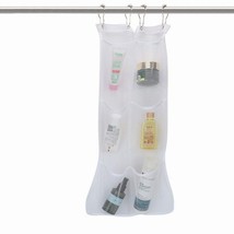 Mesh Shower Organizer with 6 Pockets, White, 60x33cm - $496.03 MXN