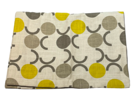 Crate and Barrel Pillow Cover Pair (2) 20&quot; x 13&quot; Yellow Brown Chris Mestdagh - £15.03 GBP