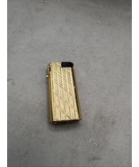 Zilon Pyxis Roller Japan Vintage Gas Lighter With Brass Gold Toned Finish - $320.24 MXN