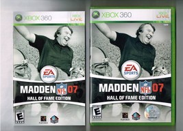 EA Sports Madden 2007 Hall Of Fame Edition Xbox 360 video Game CIB - $19.50