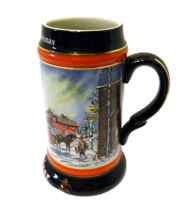 Anheuser Busch Budweiser A Perfect Christmas Holiday Stein Susan Sampson 1992 - £15.72 GBP