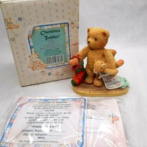 Cherished Teddies Jacob Wishing For Love Christmas Stocking #957076 1992 w/ Box - £9.54 GBP