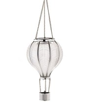 Solar Light Hot Air Balloon Design Hanging Lantern Whimsical Garden Decor image 1