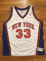 Authentic 1998 Starter New York Knicks NYK Patrick Ewing Home White Jersey 54 - £395.07 GBP
