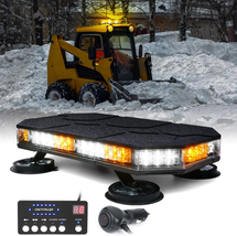 LED Rooftop Strobe Beacon Lights, Magnetic Base Emergency Traffic Hazard Warning - £95.91 GBP