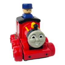 Thomas &amp; Friends Push &amp; Go James Engine Toddler Toy 1998 Tomy 6&quot; - $11.87