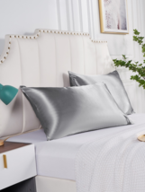 Luxurious Silk Satin Pillowcase for Hair Skin Pillow Cover Cases Set of 2 Pcs - £5.39 GBP+