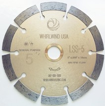 Lss 5-Inch Dry Or Wet Cutting General Purpose Power Saw Segmented Diamon... - $28.84