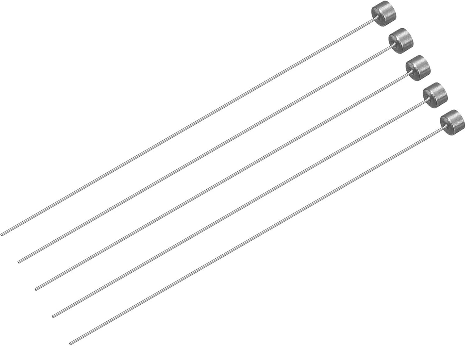 Uxcell 5Pcs Straight Ejector Pins, 0.9Mm (0.035&quot;) Dia. Skd61 Round Tip P... - $29.96