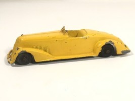 1937 Tootsietoy Boattail Roadster Convertible Toy Car Wood Wheels Made In USA - $79.19