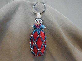 Zuni Hand Made Beaded Doll Pendant Key Holder Doll Dorthie Suitza  895ked22 - £18.59 GBP