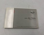 2003 Nissan Altima Owners Manual OEM C02B09050 - £13.54 GBP