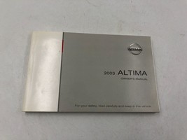 2003 Nissan Altima Owners Manual OEM C02B09050 - £13.60 GBP