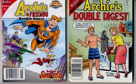 Archie &amp; Friends Double Digest #8 And Archie&#39;s Double Digest #162 192 Pages Each - £13.23 GBP