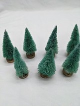 Lot Of (7) Holiday Christmas Village Trees - £15.16 GBP