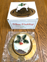 Vintage 1985 Department 56 Plum Pudding Bisque Porcelain Oil Lamp- New O... - €13,84 EUR