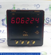 SELEC EM306A 6 Digit LED Digital Energy Meter (KWH) Pulse Output 230VAC - $397.00