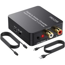 Digital To Analog Audio Converter Support Dolby/Dts Decoder, Optical Out... - $42.99