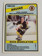 1983 - 1984 Rick Middleton Opc Nhl Hockey Card O-PEE-CHEE # 352 Boston Bruins - £3.18 GBP