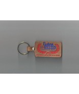 Vintage NISSAN Car Retro Rectangular Box Leather dealership Keychain  Ke... - $247.32 MXN