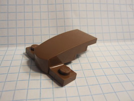 Lego Part #93589: Reddish Brown- 4x2x1 1/3 Vehicle Wedge w/ 1x4 Base - $0.40