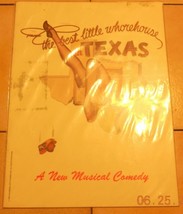 1978 the Best Little Whore House In texas broadway Musical Show TOUR pro... - £41.36 GBP