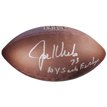 Joe Klecko NY Jets NFL Signed Football New York Sack Exchange Proof Autograph - £114.99 GBP