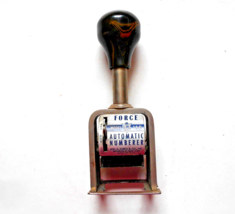 Vintage Force Metal Automatic Numberer Model 150 - $11.87