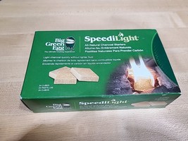 24 Cubes Big Green Egg SpeediLight Charcoal Starters All Natural 101020 Grill - £11.15 GBP