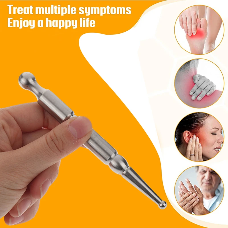Stainless Steel Manual Acupuncture Pen Trigger Point Massager Deep Tissue - $14.98