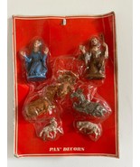 Italy Pan’ Decors Nativity Scene 7 Figurines Vintage Unopened: Baby Jesu... - $1,612.52 MXN