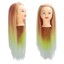 Mannequin Head with Hair, Doll Head for Hair Styling, Cosmetology Manneq... - $35.79