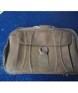 Finesse Brown Leather Suitcase 24 x 14 x 25 - €37,39 EUR