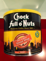 CHOCK FULL OF NUTS DONUT SHOP GROUND COFFEE 23OZ - £9.33 GBP