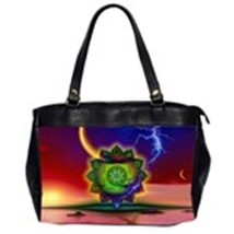 ORIGINAL,DESIGNER moon dharma oversize officeBAG BY ADITI-KALI 14&quot;Lx12&quot;h... - $48.02